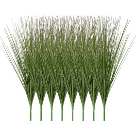 Artificial Grass Plant, 27 inch Faux Onion Grass Fake Greenery Shrubs Plant, Premium PVC for Indoor Outdoor House Home Garden Office Room Décor