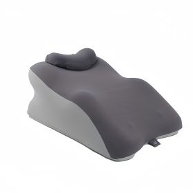Ergonomic Cotton Pillow, Multi-Use Prone Pillow For Sleeping, Breathable Bed Pillow For Side & Back Sleepers, Detachable Washable Cover, Back Sup (Option: Gray)