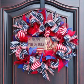1PC Wooden tags for Independence Day, patriotic American homes, rural areas, wooden walls, door decorations, wooden crafts (Color: 129, size: 20*20*0.5cm)