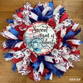 1PC Wooden tags for Independence Day, patriotic American homes, rural areas, wooden walls, door decorations, wooden crafts (Color: 115, size: 20*20*0.5cm)