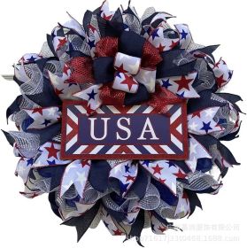 1PC Wooden tags for Independence Day, patriotic American homes, rural areas, wooden walls, door decorations, wooden crafts (Color: 85, size: 40*40*0.5cm)